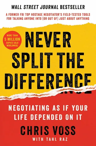 Never Split the Difference by Chris Voss — book cover