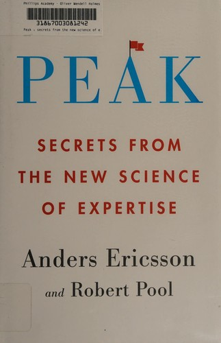 Peak by Anders Ericsson & Robert Pool — book cover