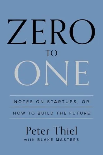 Zero to One by Peter Thiel with Blake Masters — book cover
